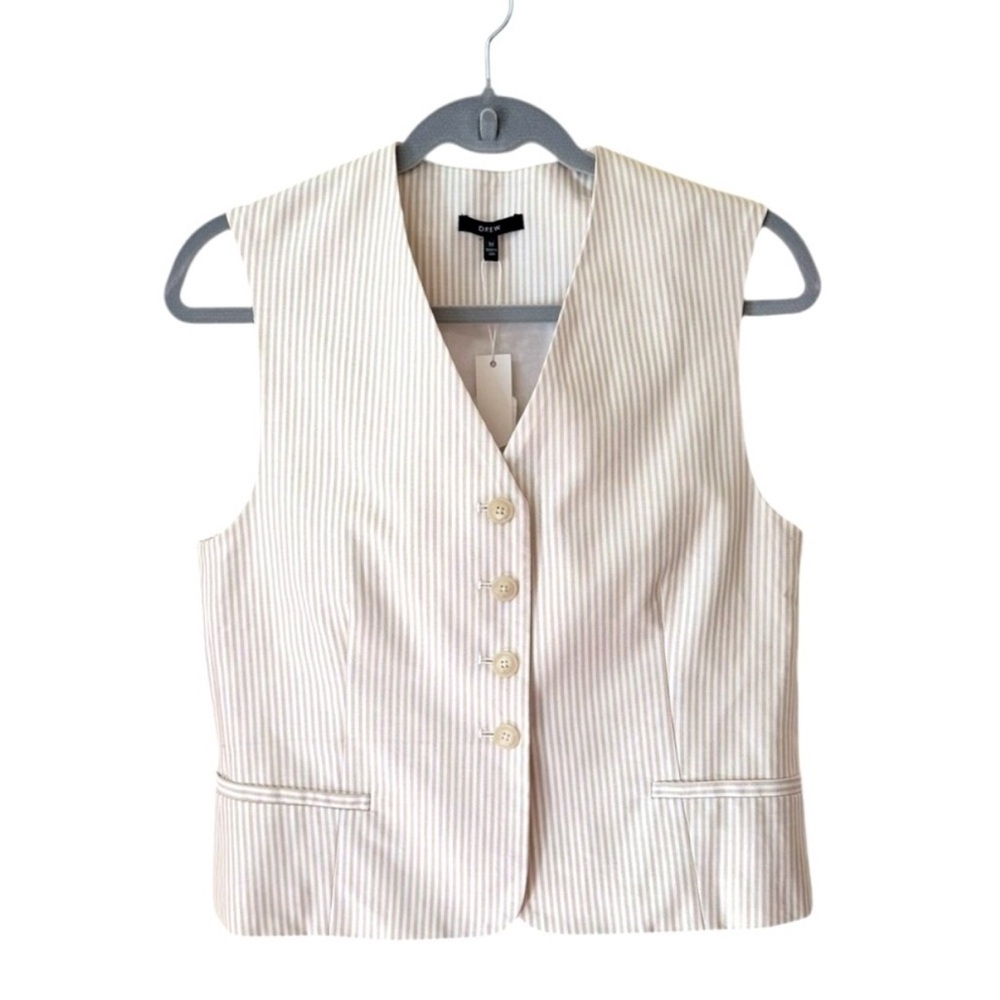 NWT DREW Harper Stripe Vest